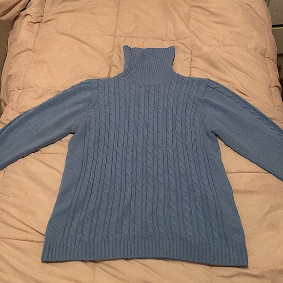 Vintage Penmans XL cable knit light blue sweater - Picture 2 of 7